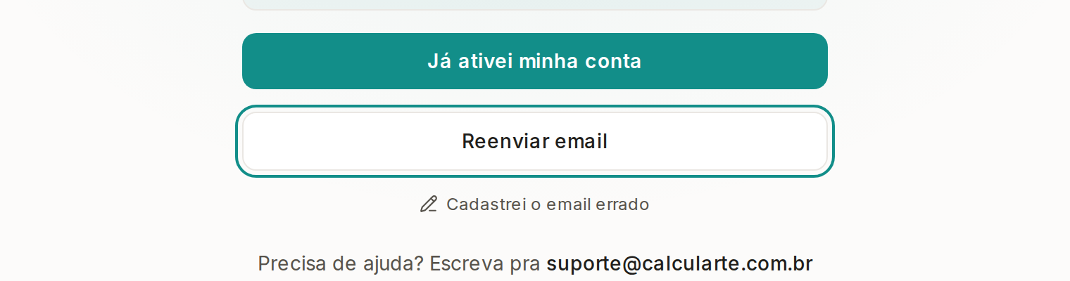 Tela do Calcularte com o elemento deste passo em destaque, em /ativar