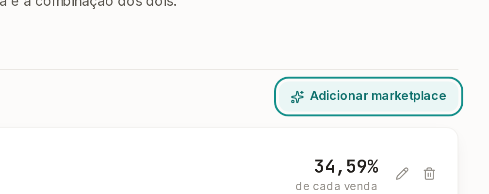 Tela do Calcularte com o elemento deste passo em destaque, em /canais-de-venda
