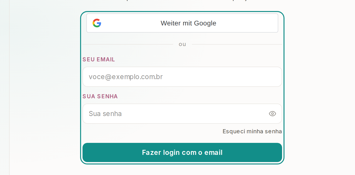 Tela do Calcularte com o elemento deste passo em destaque, em /entrar