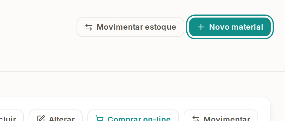 Tela do Calcularte com o elemento deste passo em destaque, em /estoque