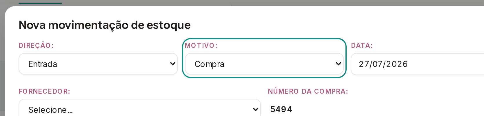 Tela do Calcularte com o elemento deste passo em destaque, em /estoque