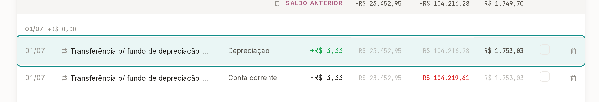 Tela do Calcularte com o elemento deste passo em destaque, em /financeiro