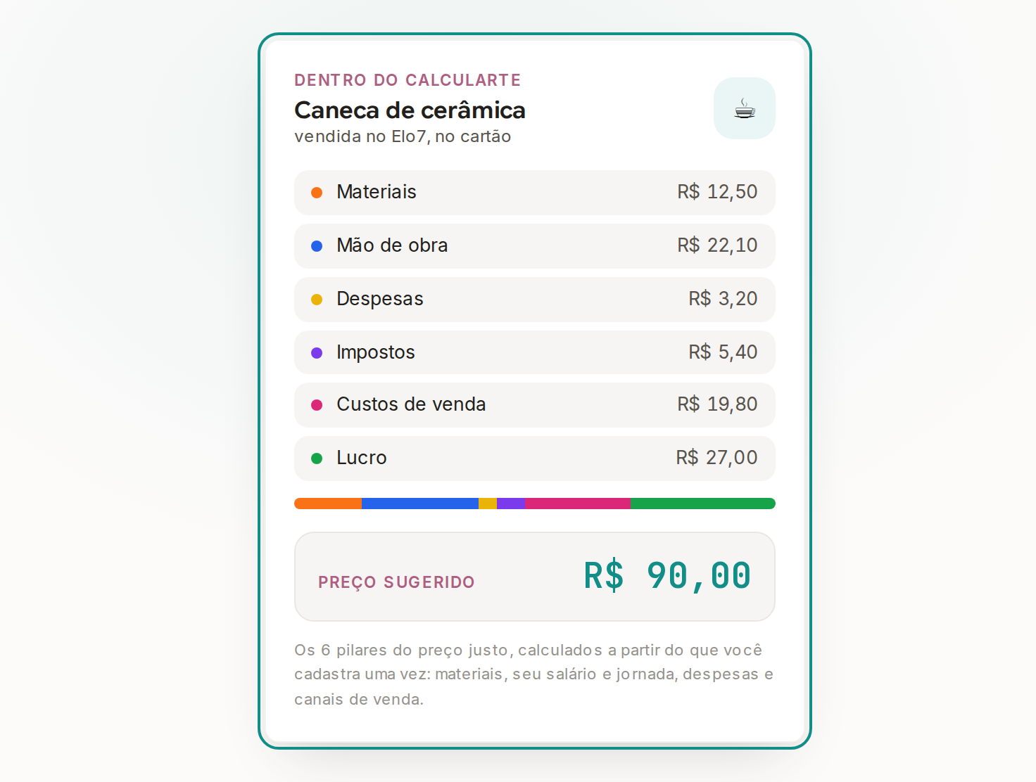Tela do Calcularte com o elemento deste passo em destaque, em /home