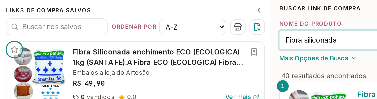 Tela do Calcularte com o elemento deste passo em destaque, em /materiais