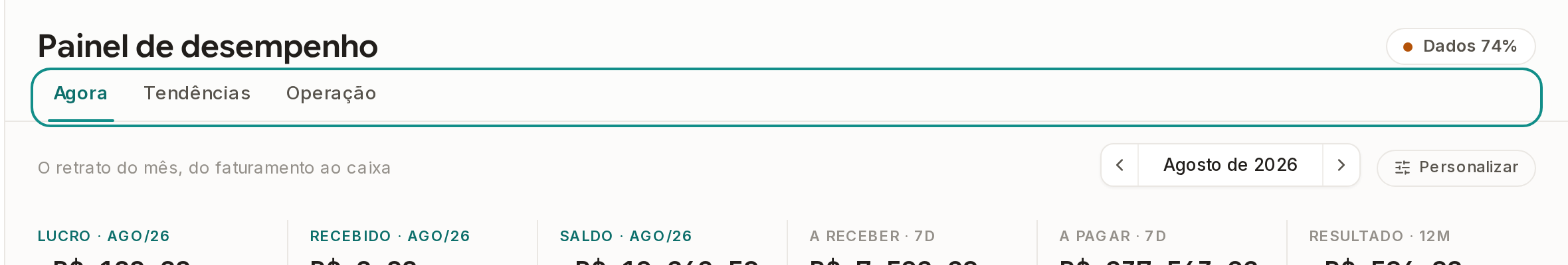 Tela do Calcularte com o elemento deste passo em destaque, em /painel