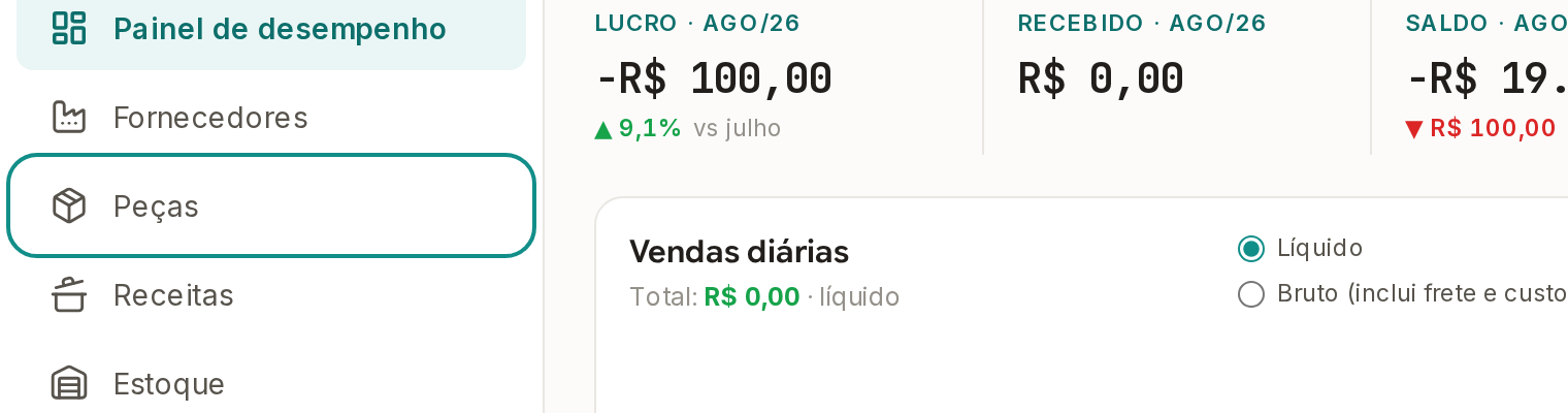 Tela do Calcularte com o elemento deste passo em destaque, em /painel