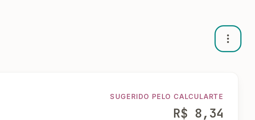 Tela do Calcularte com o elemento deste passo em destaque, em /pecas