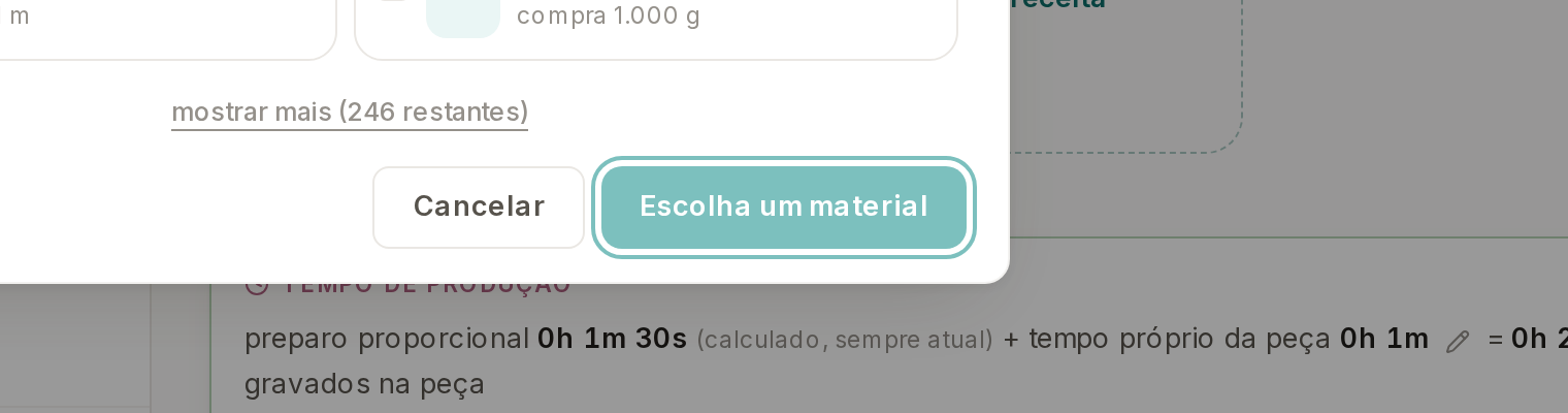 Tela do Calcularte com o elemento deste passo em destaque, em /pecas
