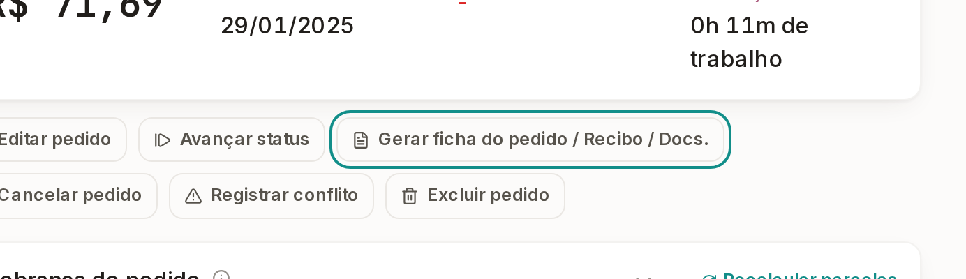 Tela do Calcularte com o elemento deste passo em destaque, em /pedidos