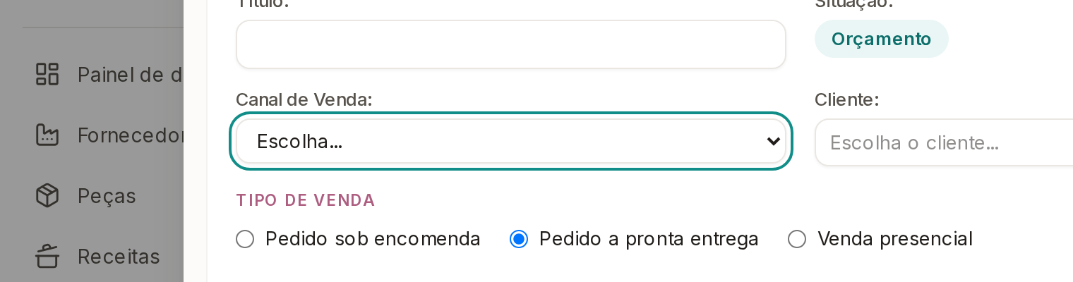 Tela do Calcularte com o elemento deste passo em destaque, em /pedidos