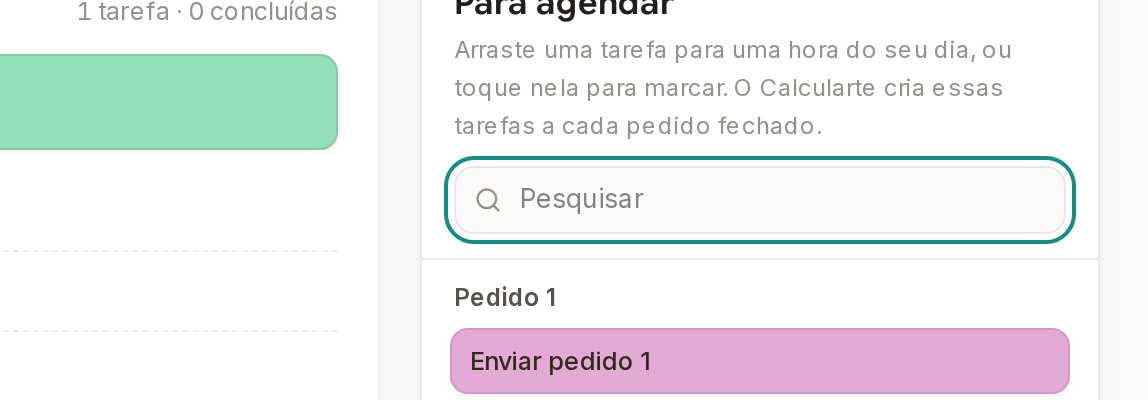 Tela do Calcularte com o elemento deste passo em destaque, em /planner