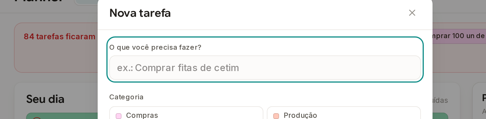 Tela do Calcularte com o elemento deste passo em destaque, em /planner