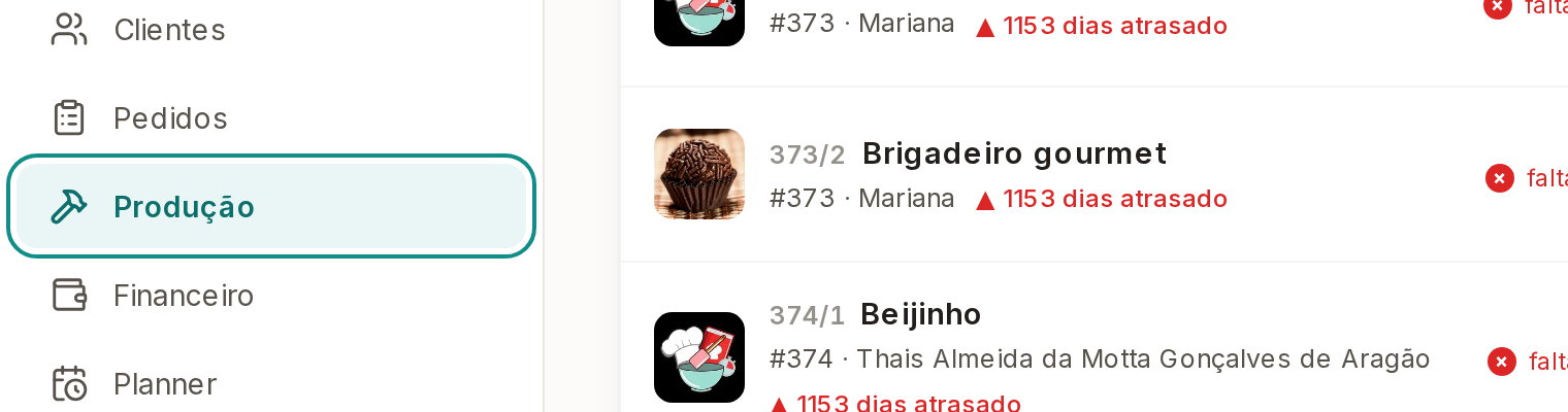Tela do Calcularte com o elemento deste passo em destaque, em /producao