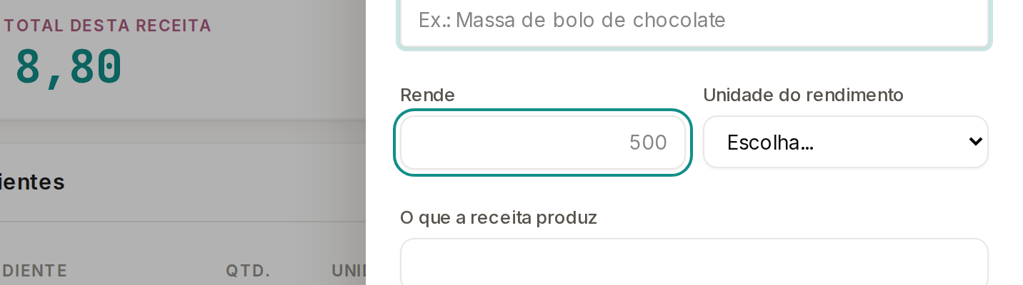 Tela do Calcularte com o elemento deste passo em destaque, em /receitas