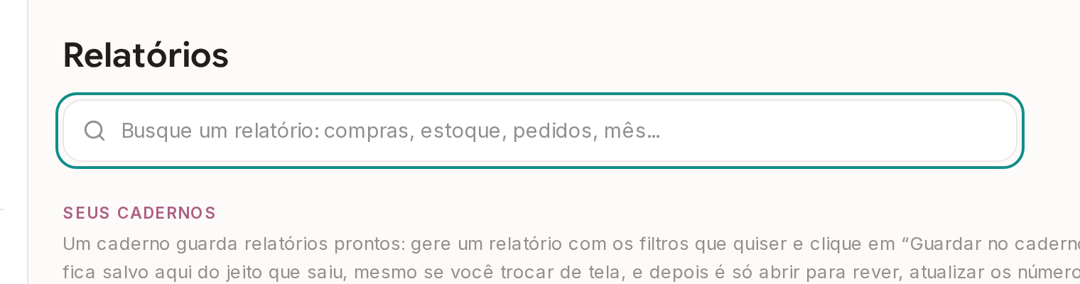 Tela do Calcularte com o elemento deste passo em destaque, em /relatorios